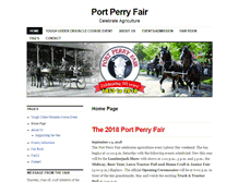 Tablet Screenshot of portperryfair.com